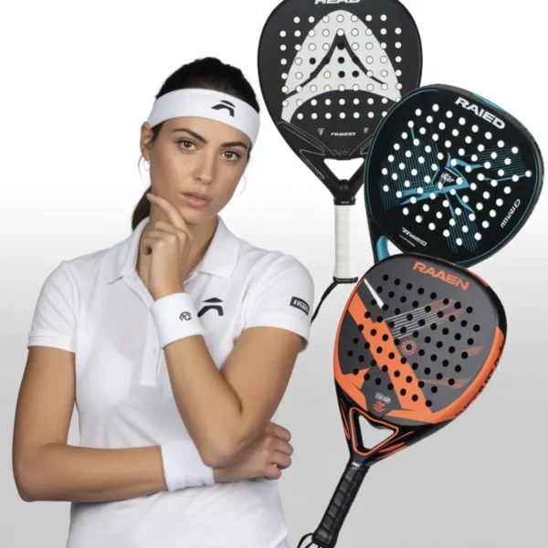 Goedkope padelrackets voor beginners op een padelbaan