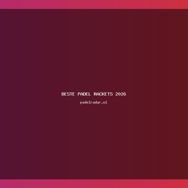 beste padel rackets 2026
