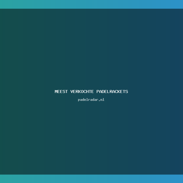Ontdek de meest verkochte padelrackets in&hellip;