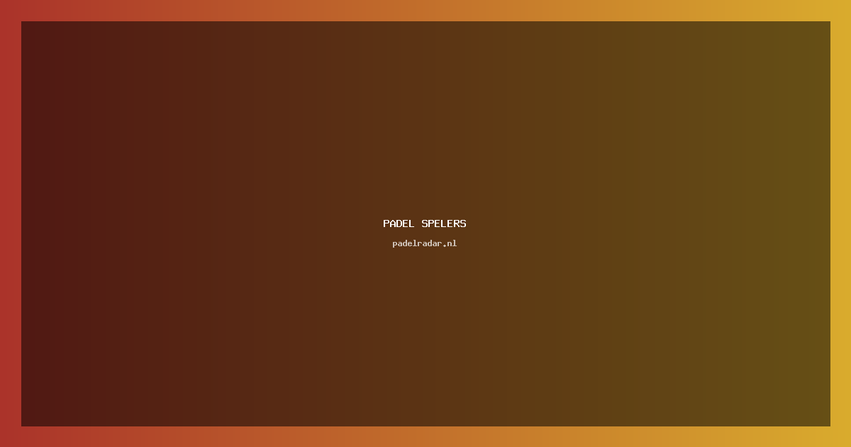 Padel spelers: Wat maakt een goede padel speler?